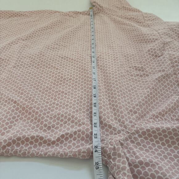 Faherty Playa Fish Scale Shirt Mens Performance All Over Print Golf Size XL - Picture 7 of 8